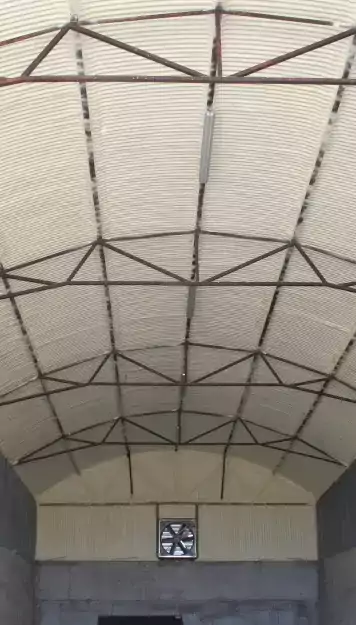 Farm Shed Insulated with Closed Cell Spray Foam Insulation